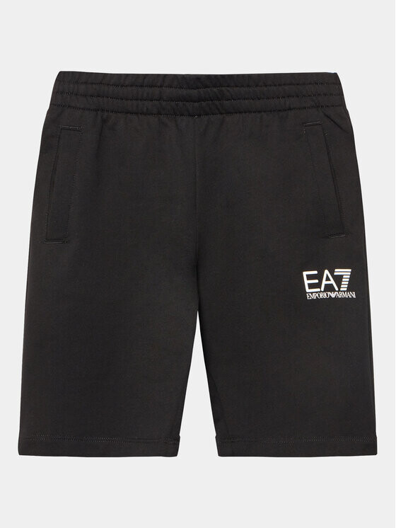 

Спортивные шорты стандартного кроя Ea7 Emporio Armani, черный