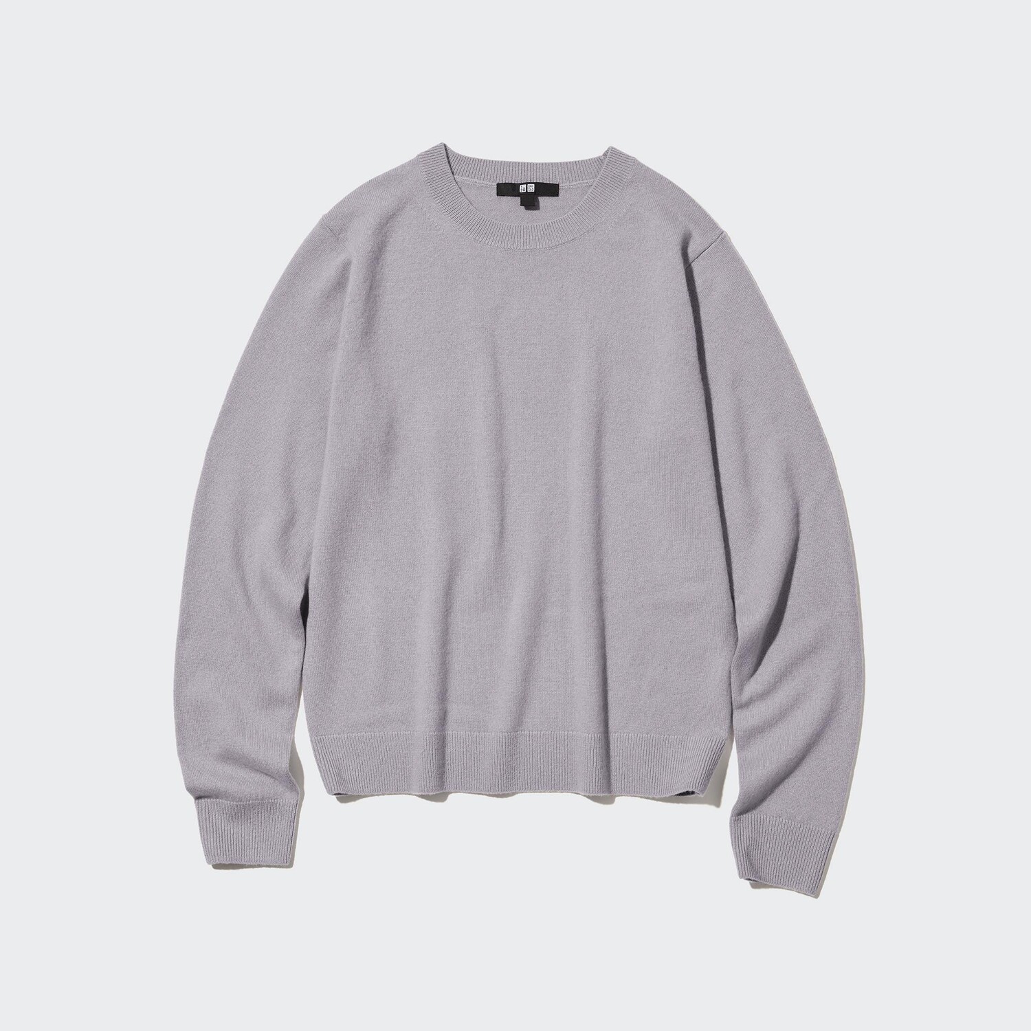 

Свитер Uniqlo женский кашемировый с круглым вырезом, серый