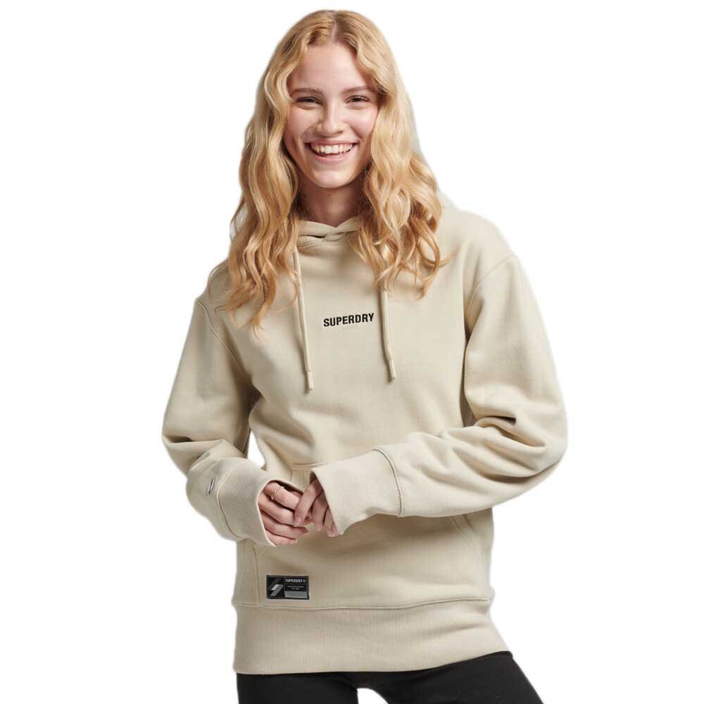 

Худи Superdry Code Micro Logo, бежевый