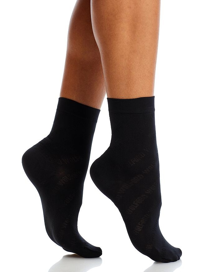 

Жаккардовые носки с логотипом Wolford