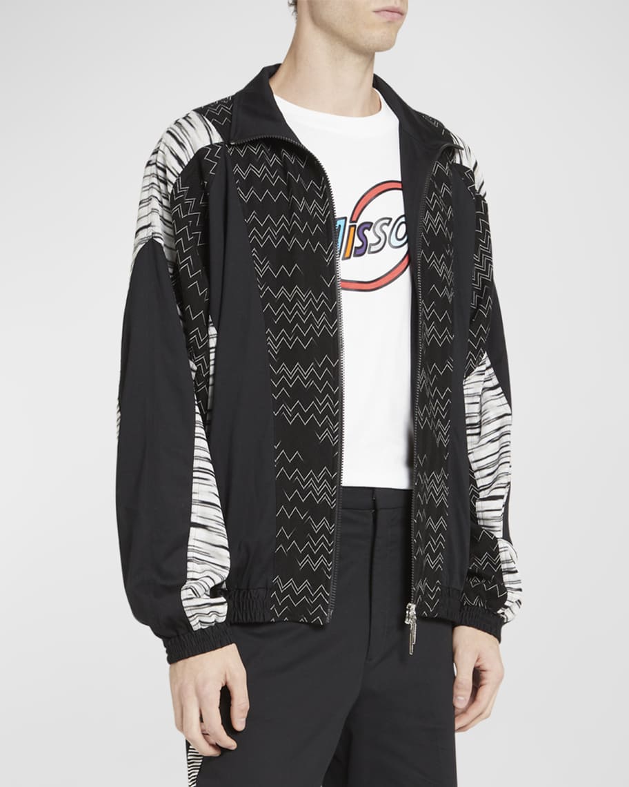 

Мужская спортивная куртка в стиле пэчворк Missoni