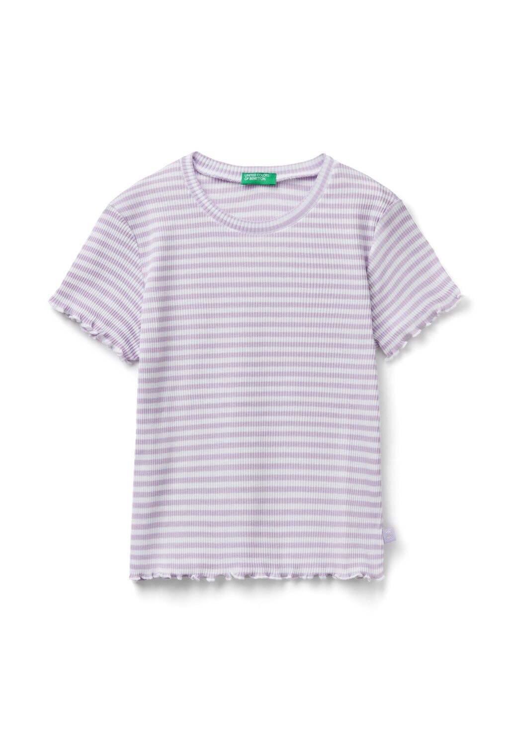 

Футболка с принтом Striped Stretch United Colors of Benetton, фиолетовый
