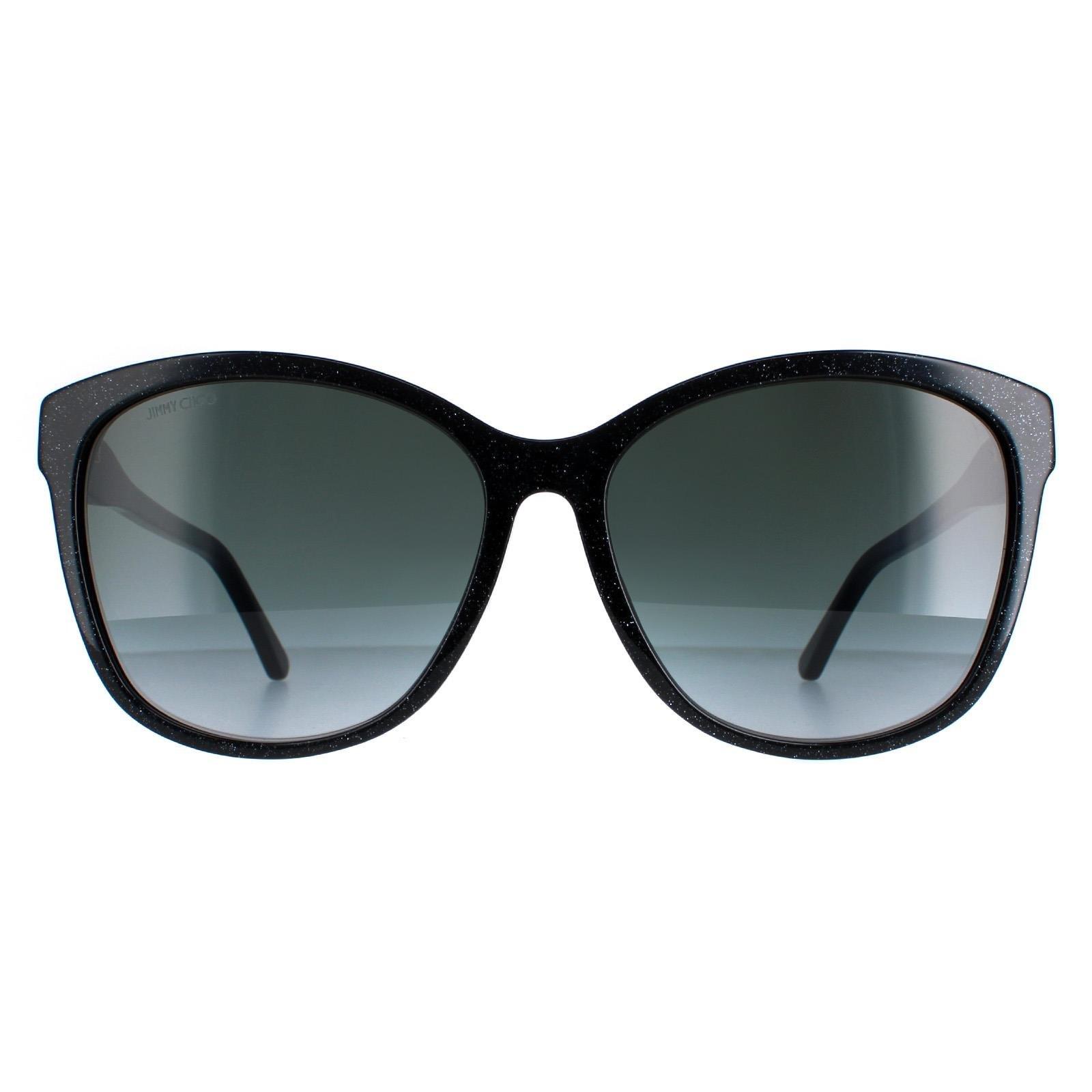 Квадратный Черный Серый Градиент Lidie/F/SK Jimmy Choo, черный очки солнцезащитные swarovski sk 0310 55f 55