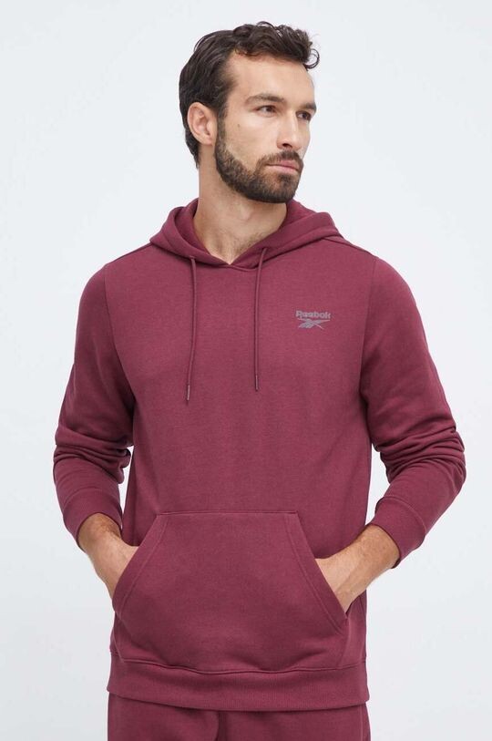 

Толстовка Reebok, бордовый, Красный