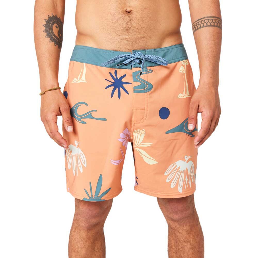 

Шорты для плавания Rip Curl Mirage Retro Snapa Swimming Shorts, оранжевый