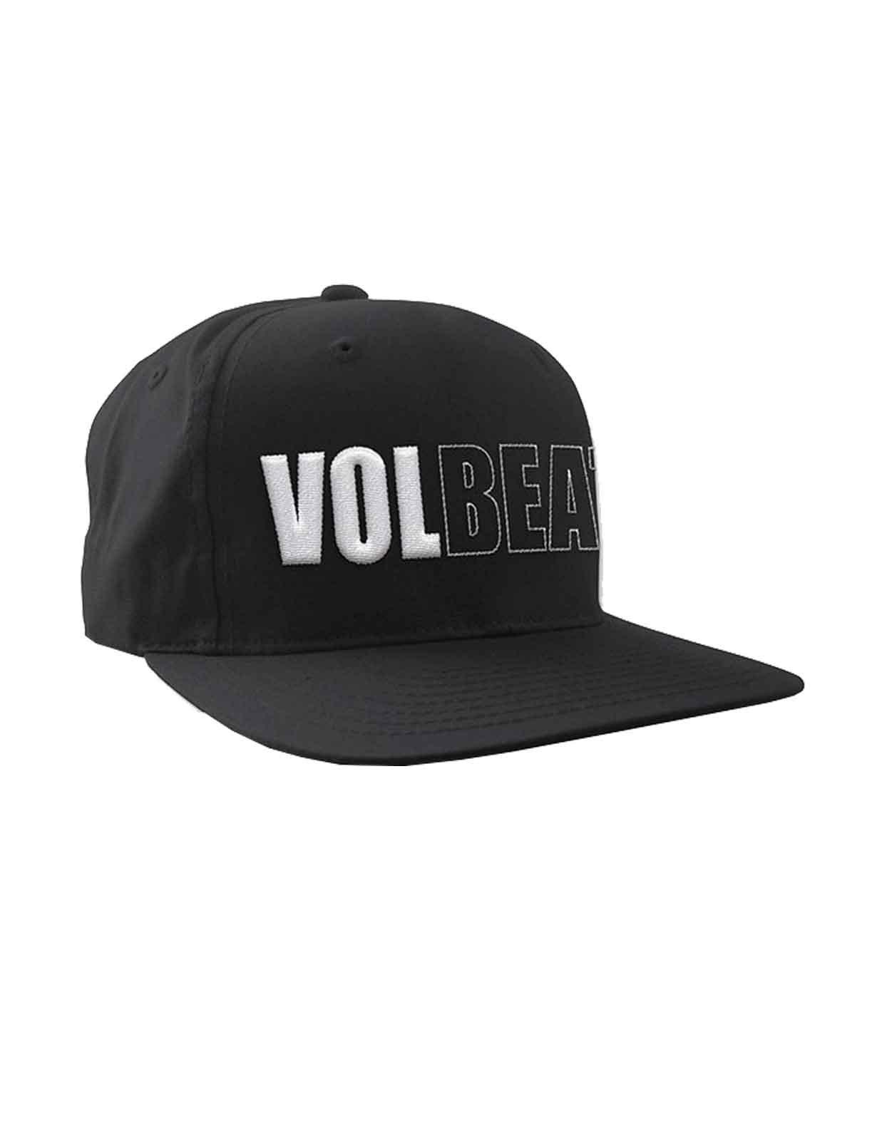 Бейсбольная кепка Snapback с объемным логотипом Band Volbeat, черный бейсбольная кепка snapback с логотипом band trooper brim iron maiden черный