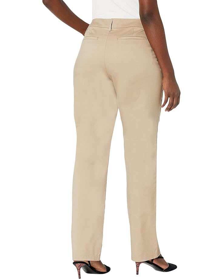 Брюки Lee Wrinkle Free Relaxed Fit Straight Leg Pants Mid-Rise, цвет Flax