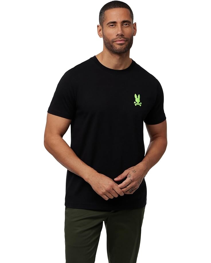 

Футболка Psycho Bunny Maybrook Back Graphic, черный