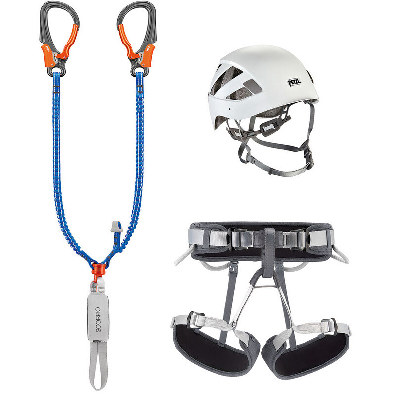 комплект via ferrata vertigo petzl серый Via Ferrata Eashook виа феррата полный комплект Petzl