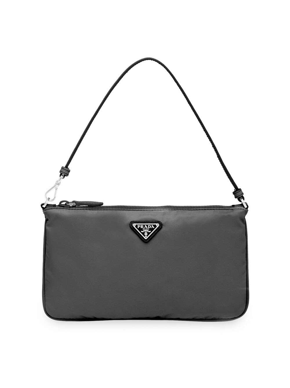 

Мини-сумка из повторного нейлона Prada, черный