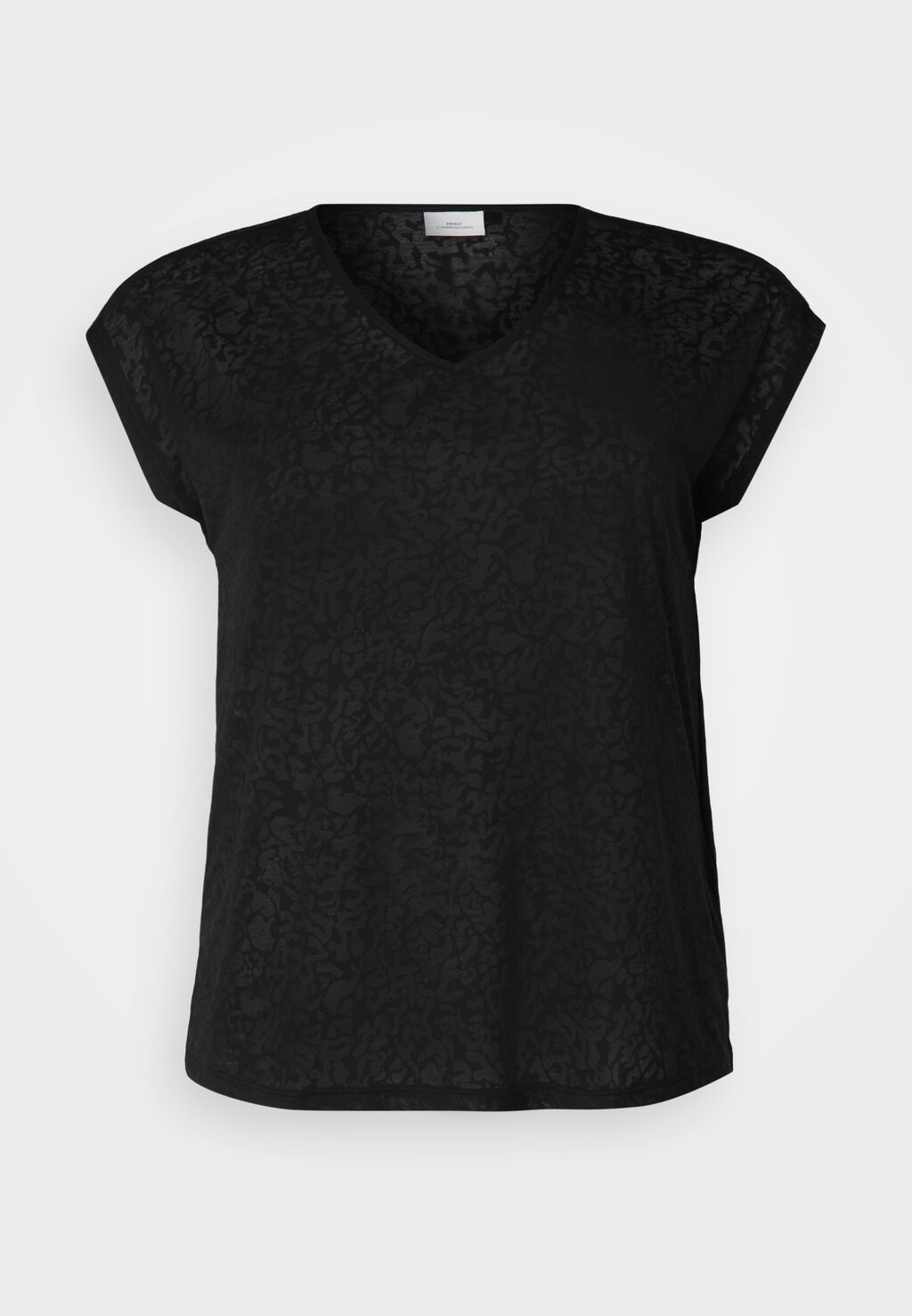 

Футболка с принтом Carmerla In One V Neck Tee Only, черная