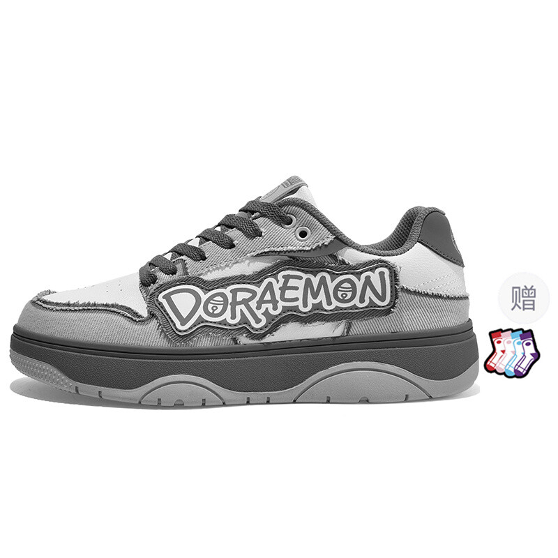 

Кеды, обувь для скейтборда унисекс с низким верхом Doraemon, цвет Misty Blue