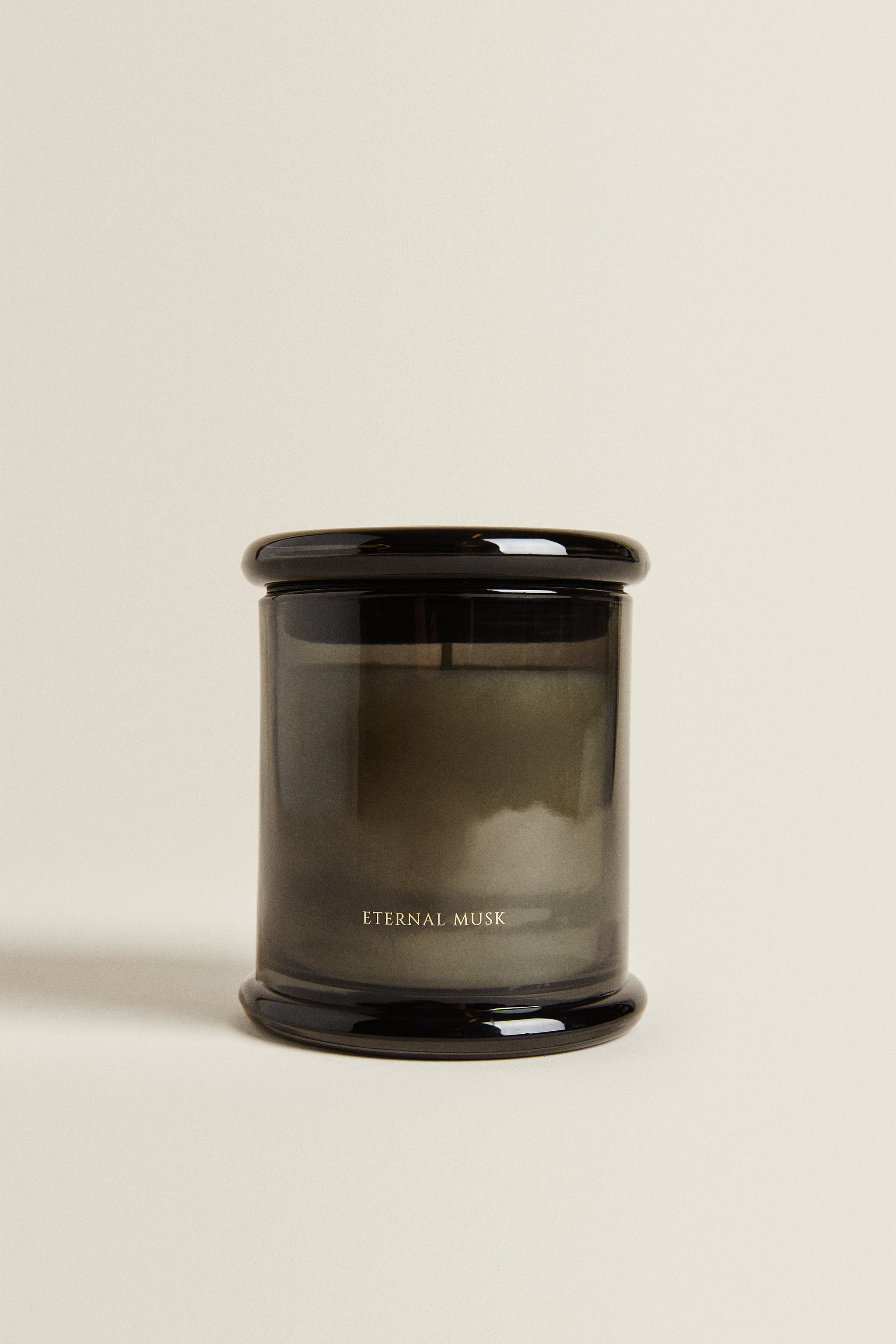(350 г) ароматическая свеча вечный мускус Zara, серый