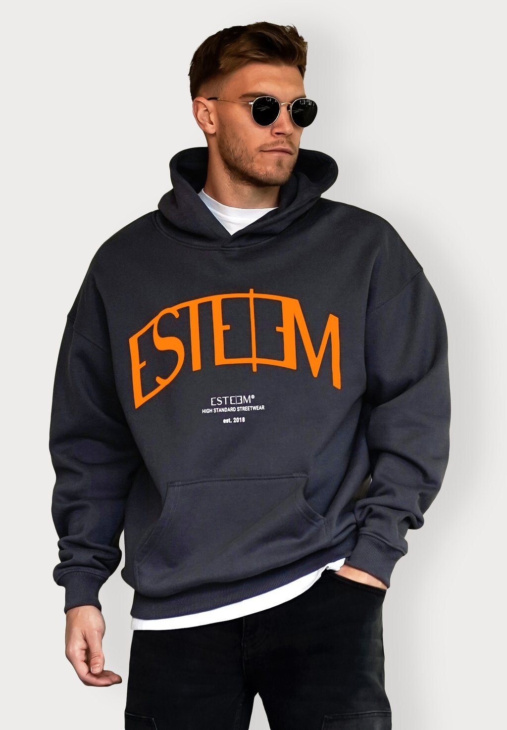 

Толстовка CURVE OVERSIZED ESTEEM, цвет anthracite