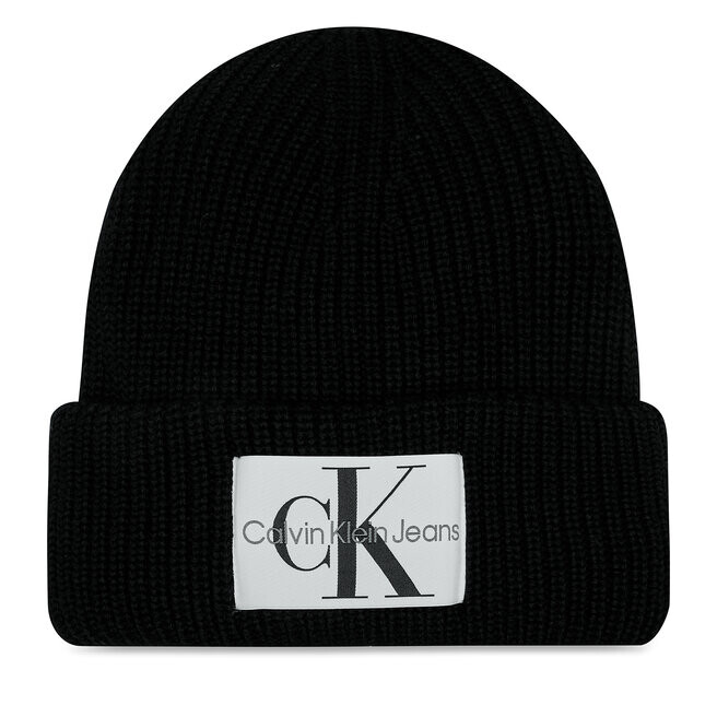 

Шапка Calvin Klein Jeans MonogramBeanie Wl, черный