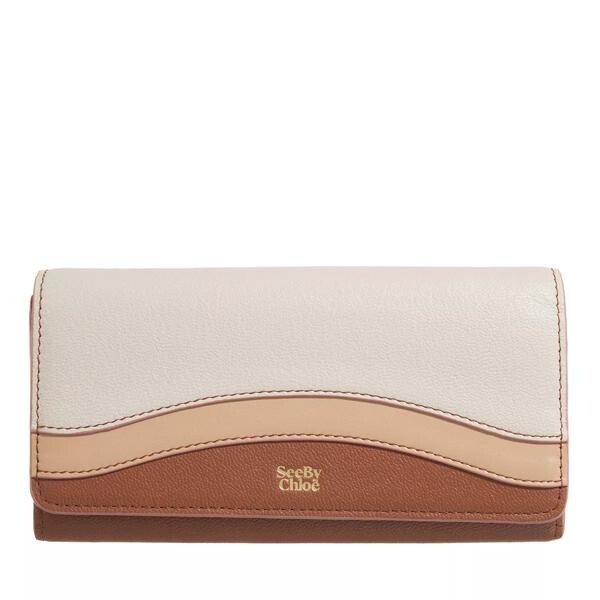 

Кошелек long wallet See By Chloé, бежевый