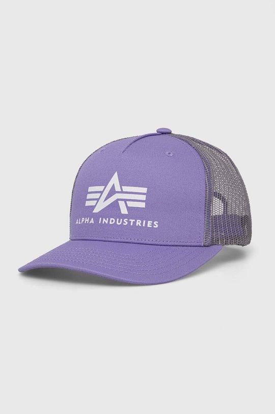 Бейсбольная кепка Alpha Industries, фиолетовый