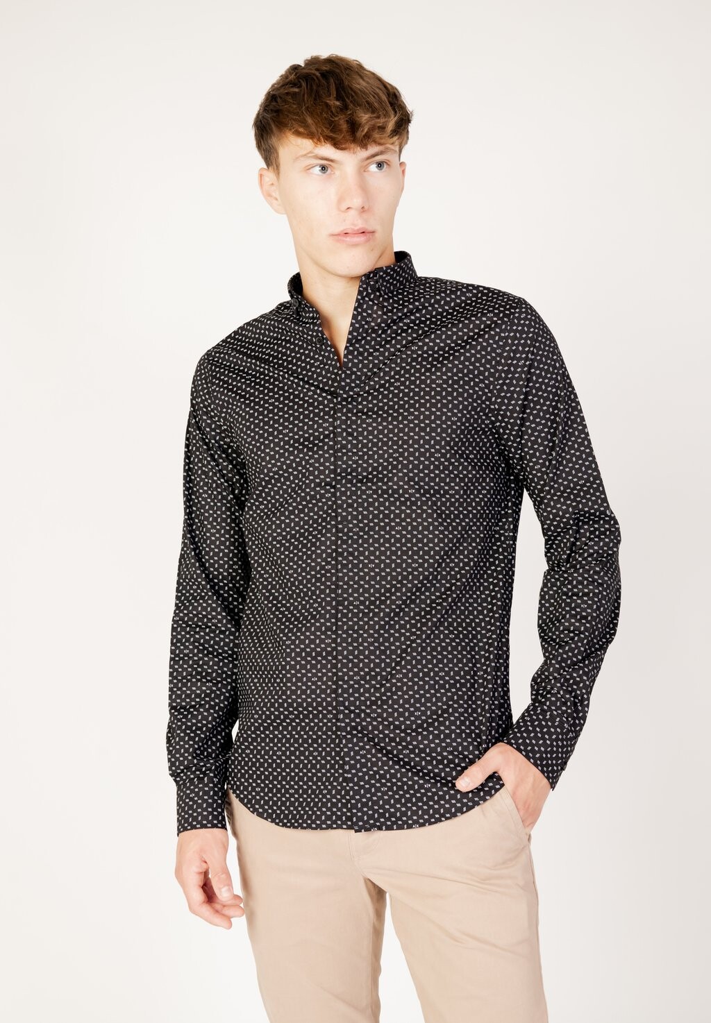 

Рубашка RZC ZNEAZ Armani Exchange, черный