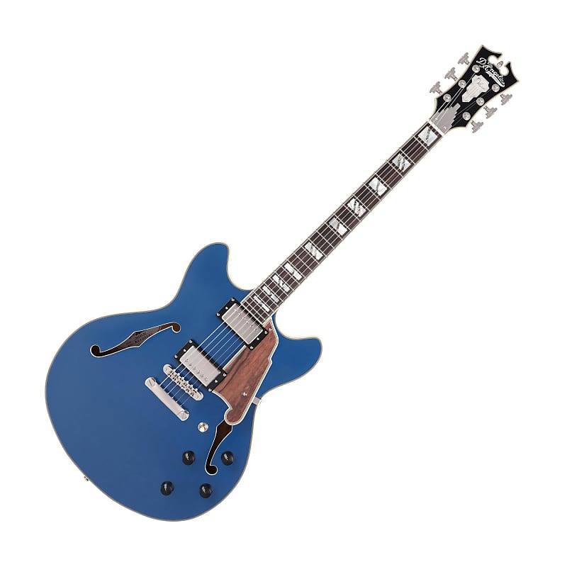 Электрогитара D'Angelico DADDCSAPSNS Deluxe DC Limited Edition Semi-hollowbody Electric Guitar, Sapphire monster sanctuary deluxe edition