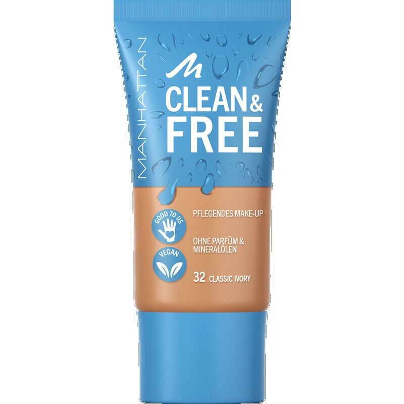 

Тинт Clean & Free Skin 32 Classic Ivory Manhattan, 30 ml