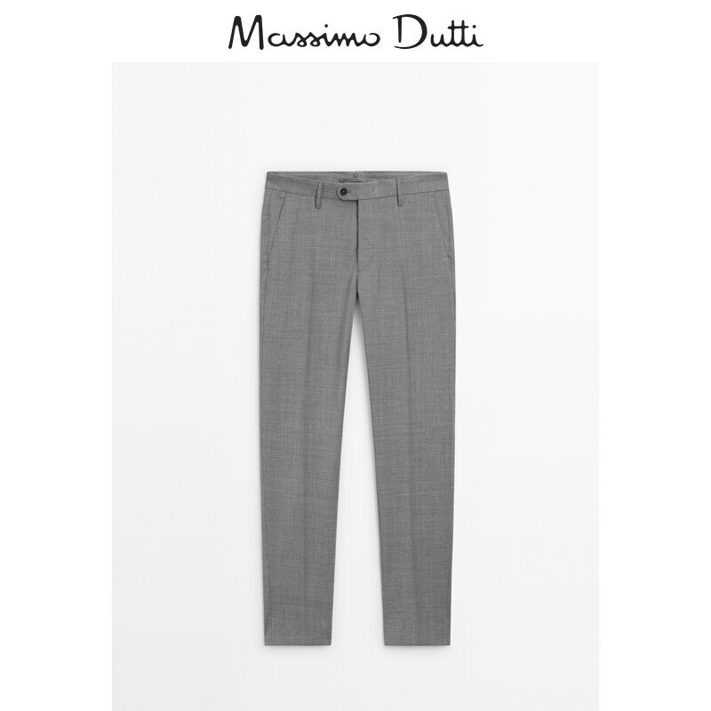 

Брюки мужские Massimo Dutti 2024, серый