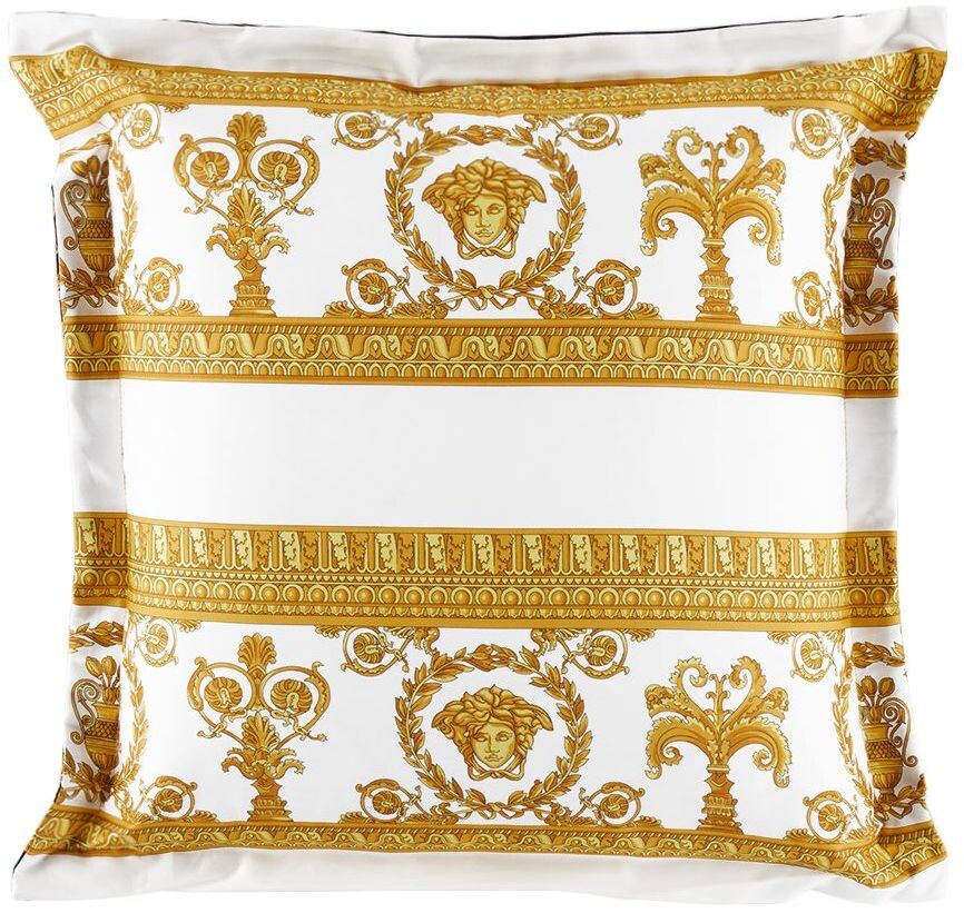 

Двусторонняя подушка I Love Baroque белого и черного цвета Versace