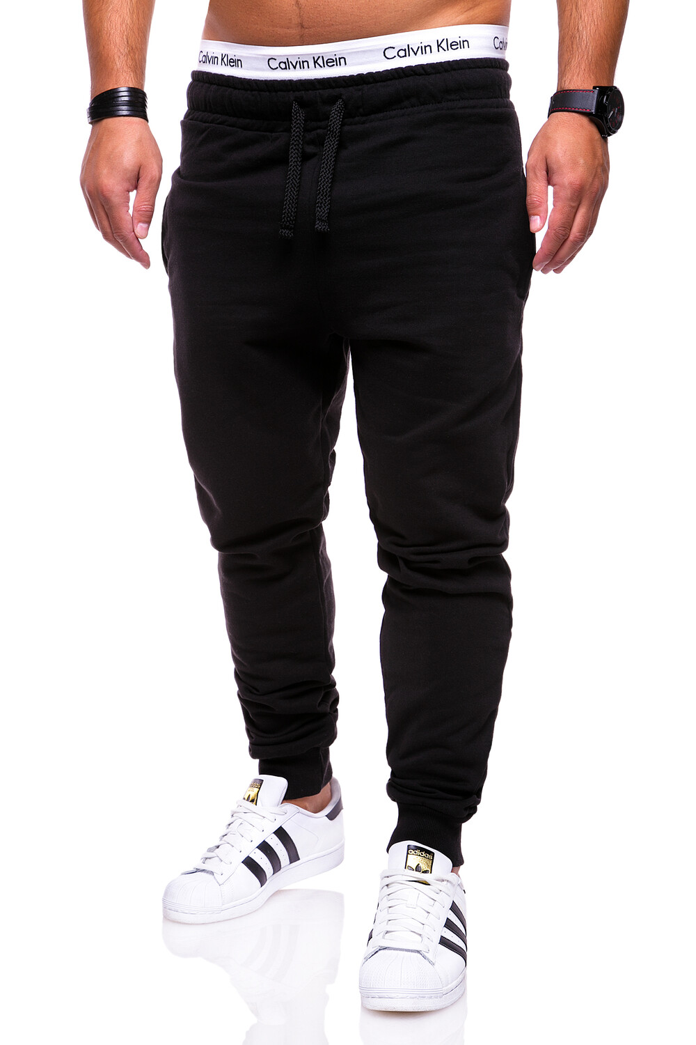 

Спортивные брюки behype MPBOSTON Lange Sporthose Basic Trainingshose, черный