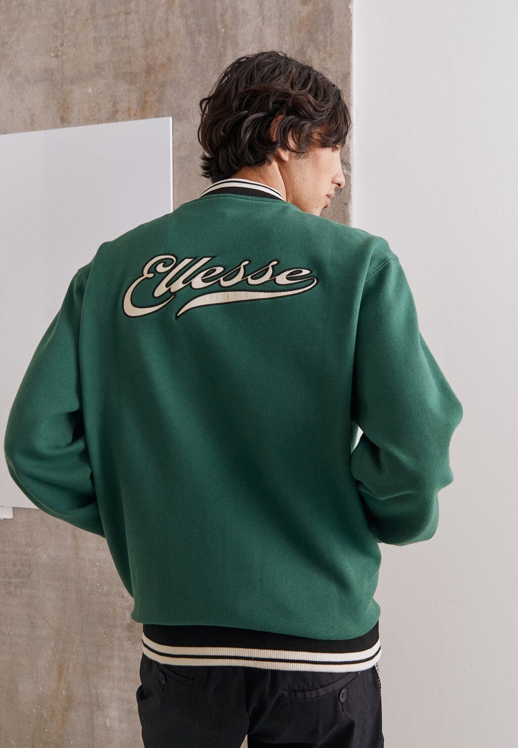 

Толстовка на молнии Ellesse, зеленый