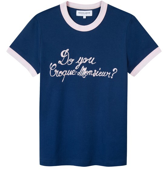 

Футболка Montherlant "Do You Croque Monsieur" Maison Labiche