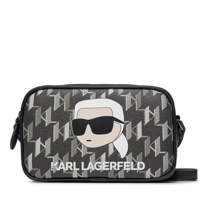 

Сумка KARL LAGERFELD, черно-белый