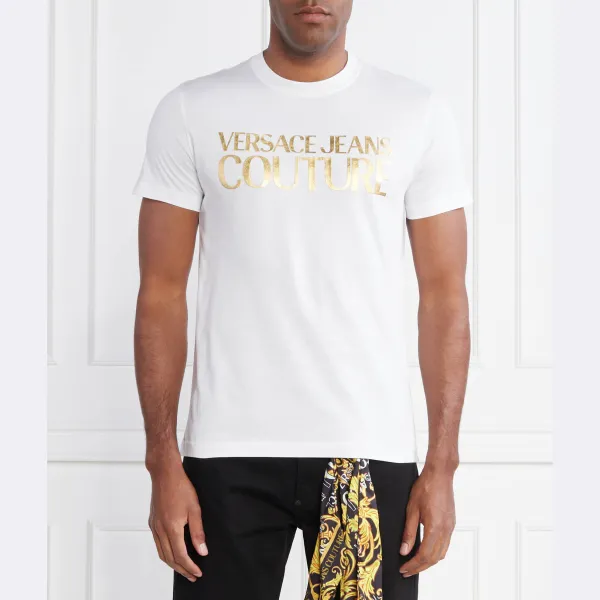 

Футболка стандартного кроя Versace, белый