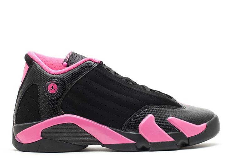 

Кроссовки AIR JORDAN 14 RETRO GS 'DESERT PINK', черный