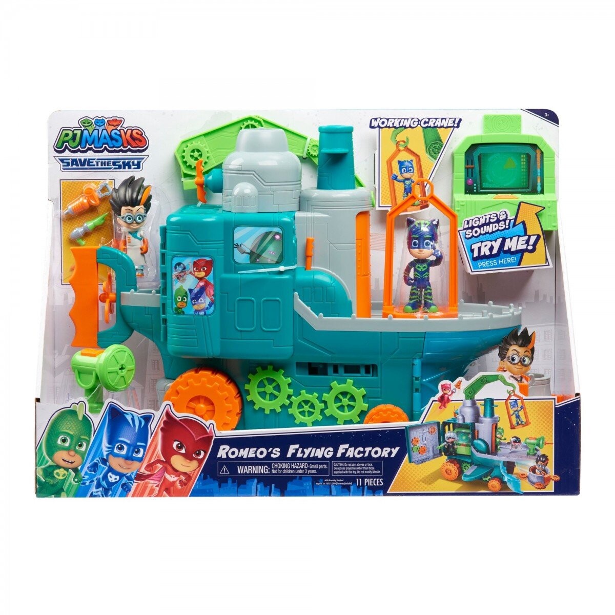 

Just Play PJ Masks Летающая фабрика Romeo Pjmb6000