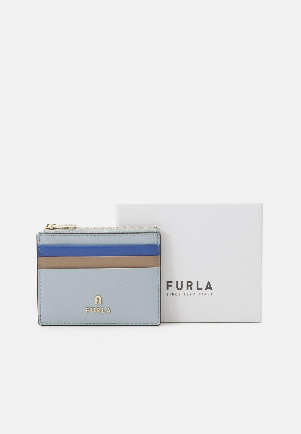

Кошелек Camelia Zipped Card Case Furla, артемизия/серый/ориззонте