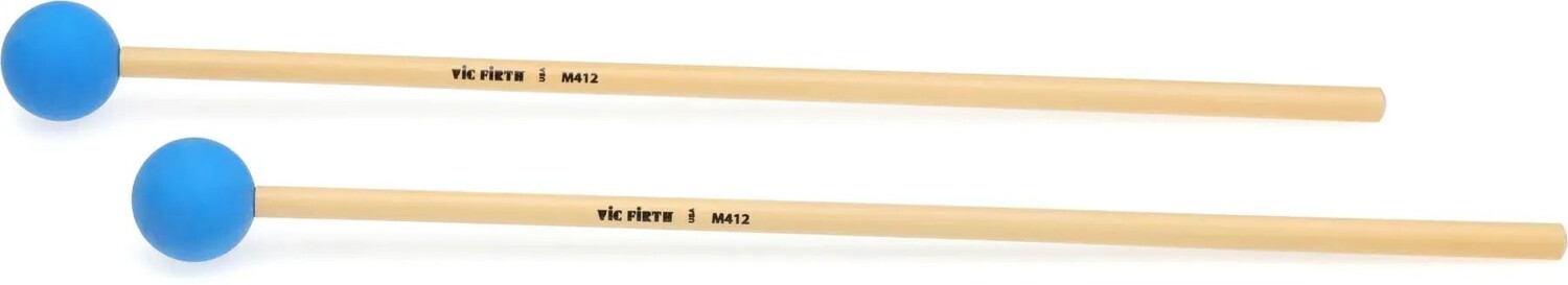 

Колотушки для клавиатуры Vic Firth M412 Articulate Series — круглый средний синтетический сердечник, ротанг