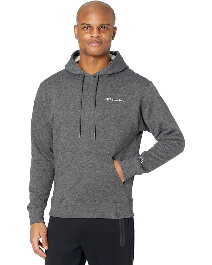 

Худи Champion Powerblend Graphic Small Logo Pullover, цвет Granite Heather