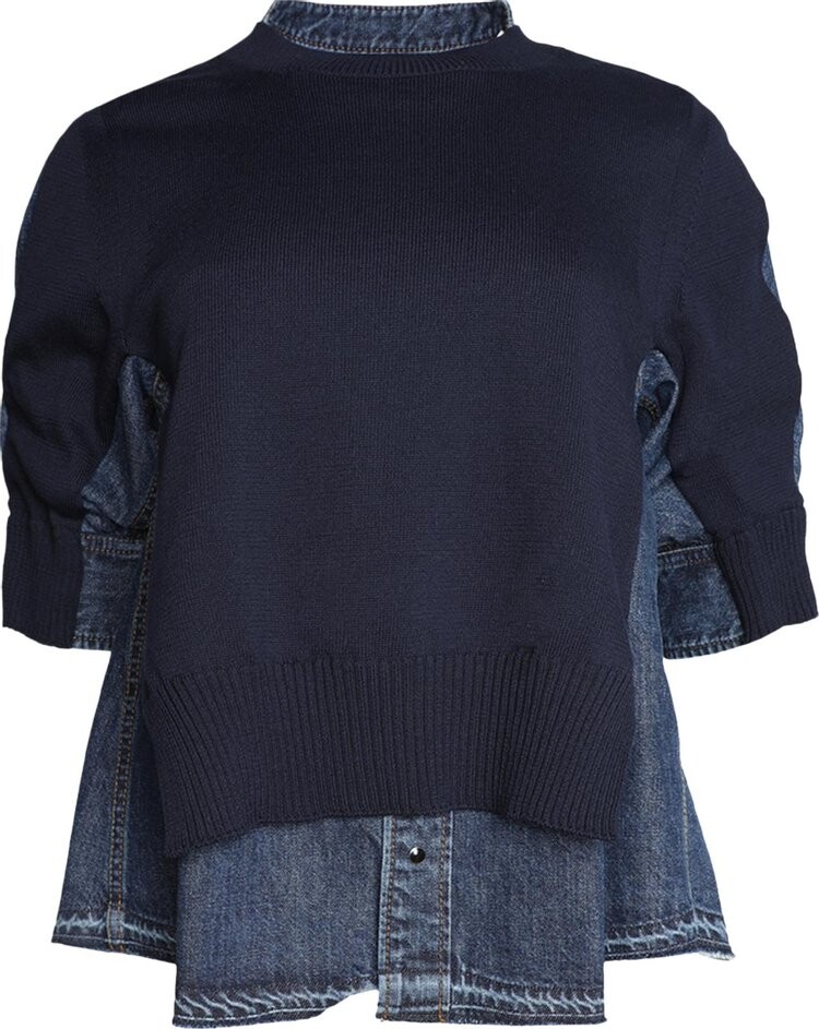 

Свитер Sacai Hybrid 'Navy Blue', синий