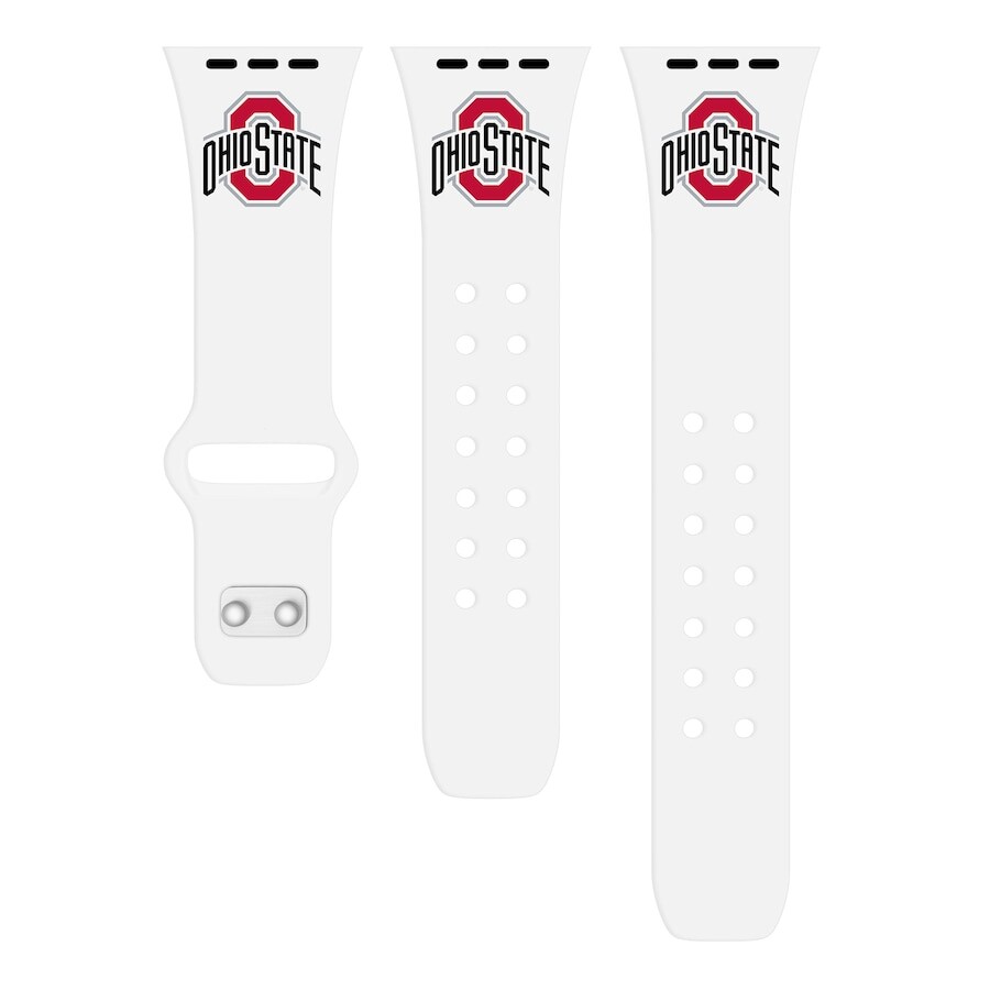 

Ремешок для часов Affinity Bands Ohio State Buckeyes, белый
