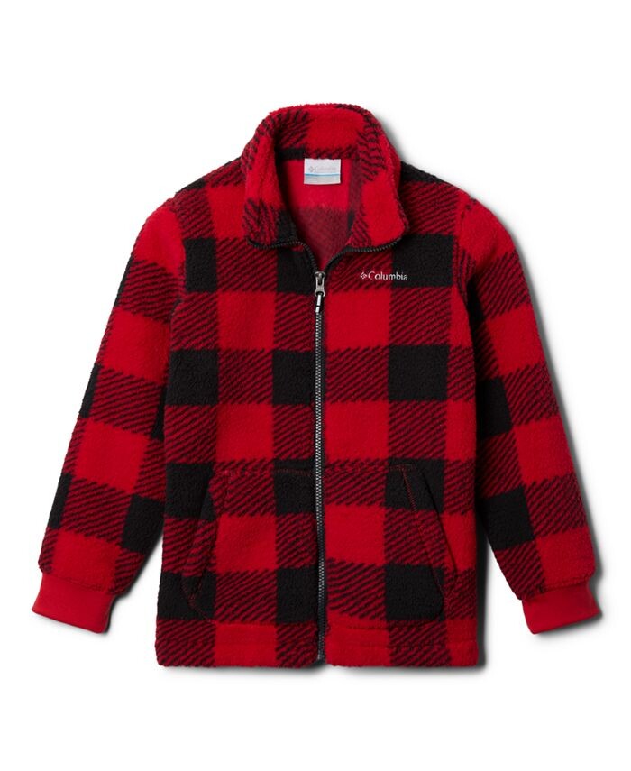 

Куртка Big Boys Rugged Ridge II из шерпы на полной молнии Columbia, красный