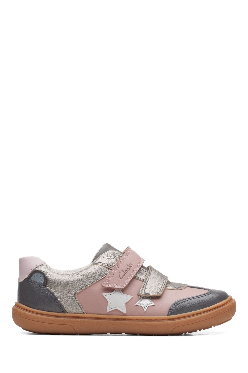 

Туфли Combi Flash KF Fit принт Clarks, розовый