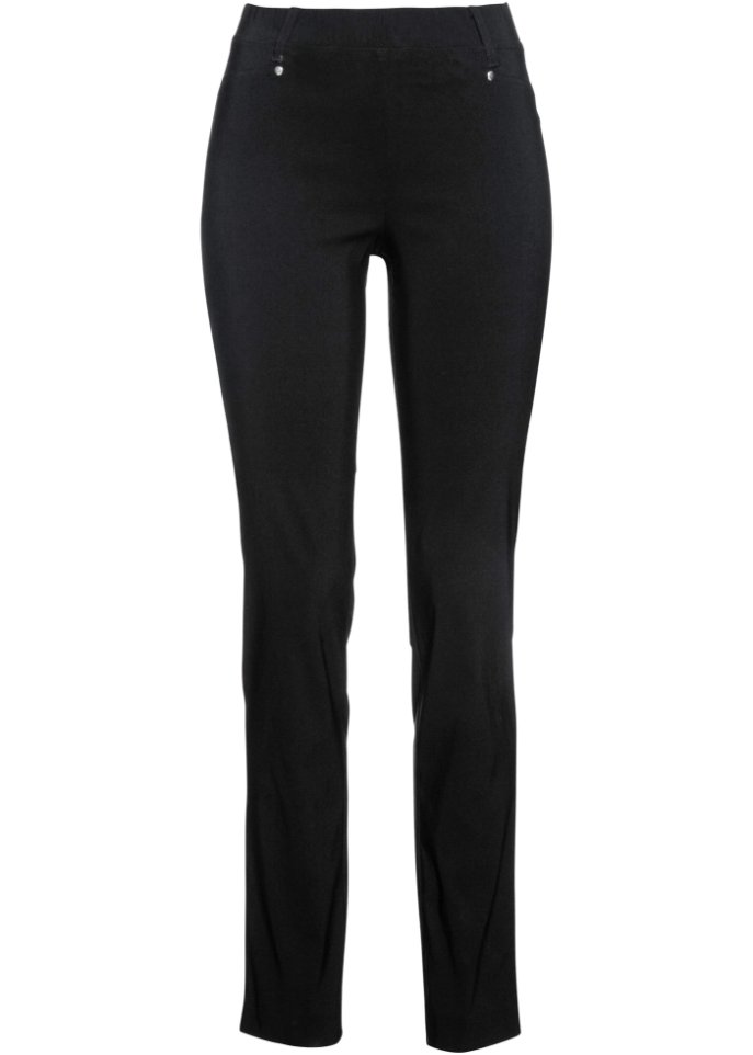 Эластичные брюки без застежки Bpc Selection, черный джинсы bpc светлые 42 размер