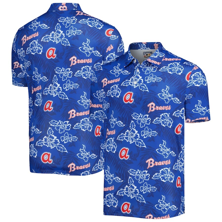 

Поло с коротким рукавом Reyn Spooner Atlanta Braves, нави