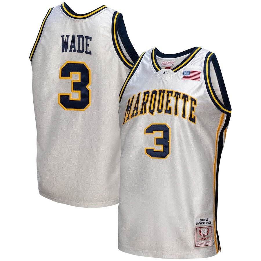 

Джерси Mitchell & Ness Marquette Golden Eagles, белый