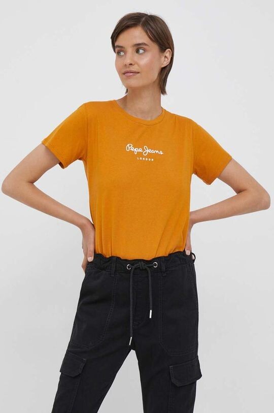 

Футболка Wendys из хлопка Pepe Jeans, оранжевый