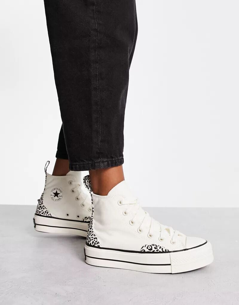 

Кроссовки Converse Chuck Taylor All Star Lift с леопардовым принтом