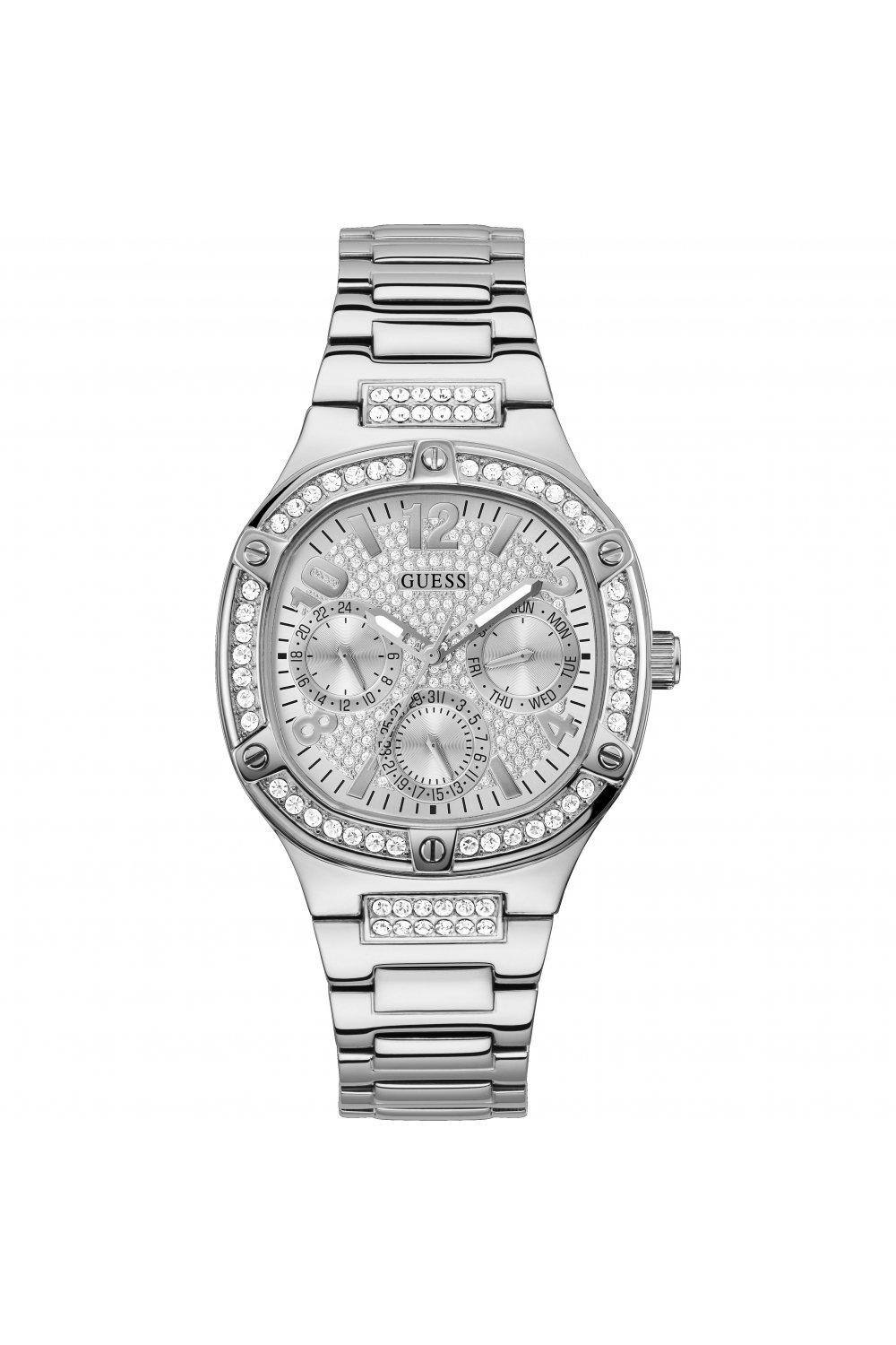

Модные аналоговые кварцевые часы Duchess из нержавеющей стали - Gw0558L1 Guess, серебро