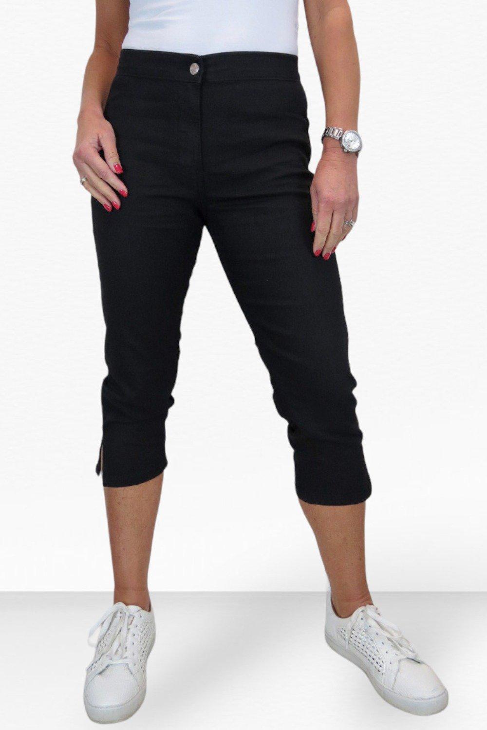 Укороченные джинсы из эластичного денима Paulo Due, черный джинсы женские джинсовые