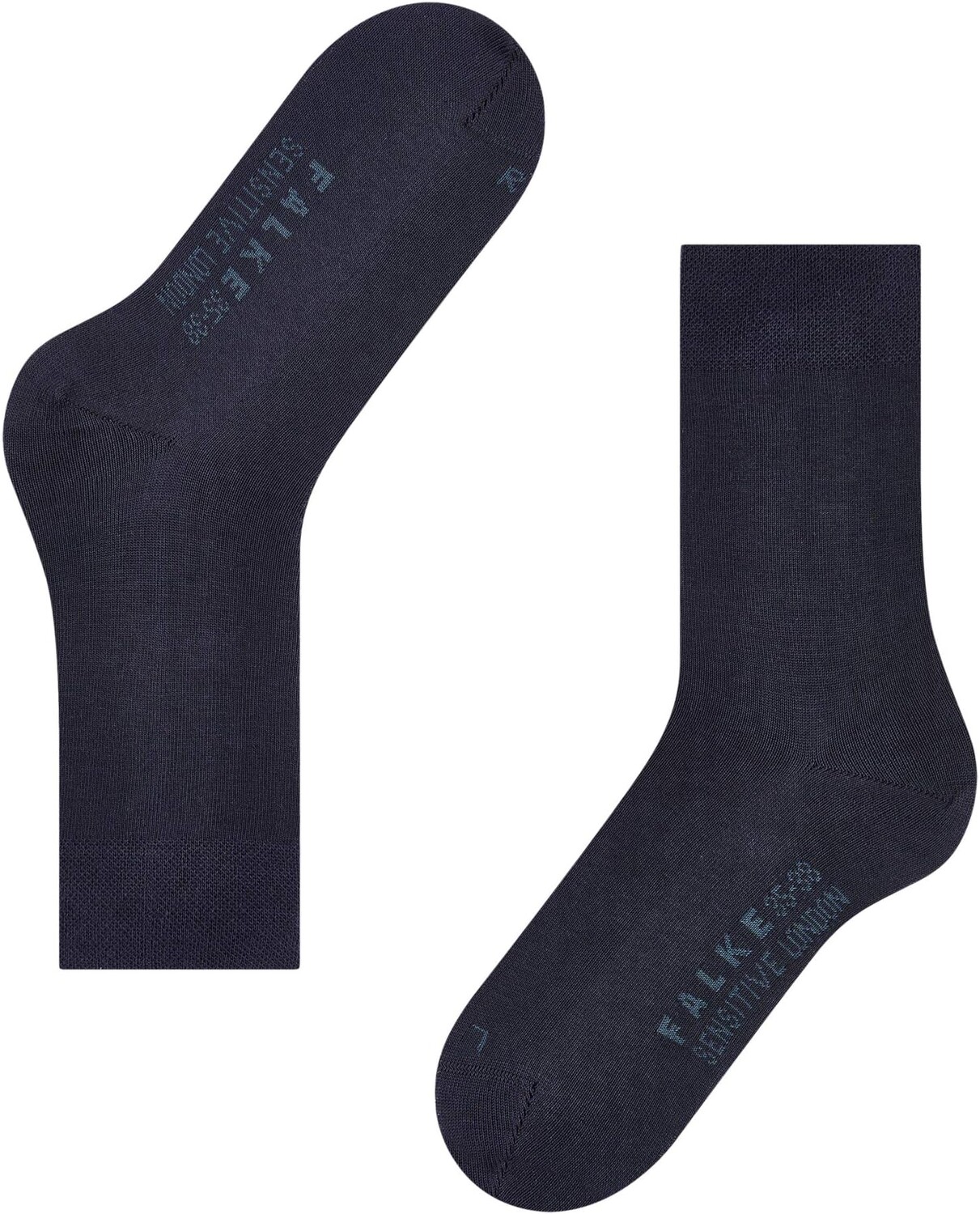 

Носки Sensitive London из чесаного хлопка Falke, темно-синий