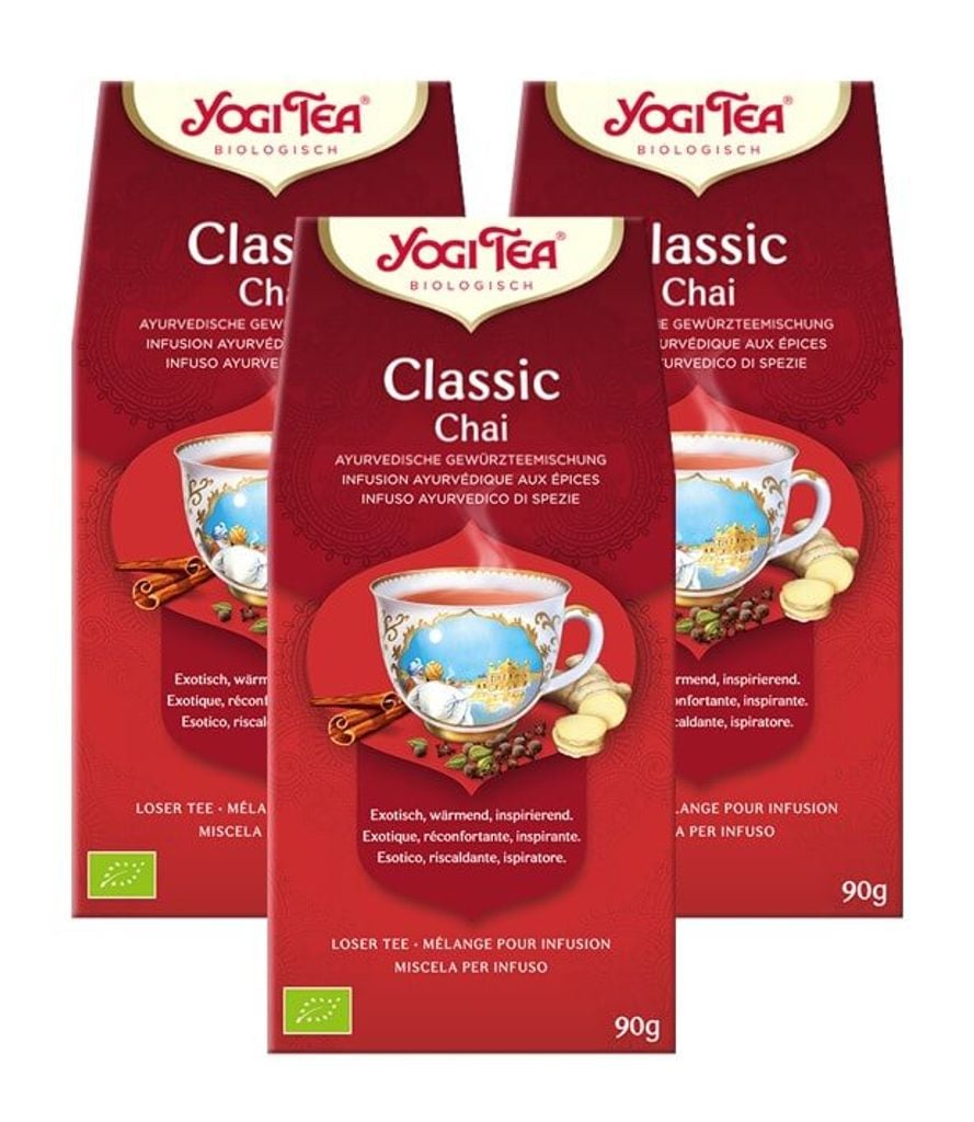 

3 классических чая xYOGI TEA | 3 х 90 г без упаковки