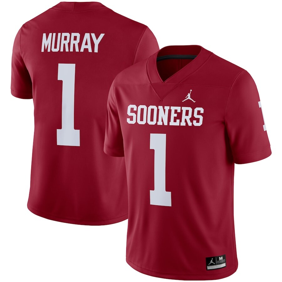 

Джерси Jordan Brand Oklahoma Sooners, малиновый